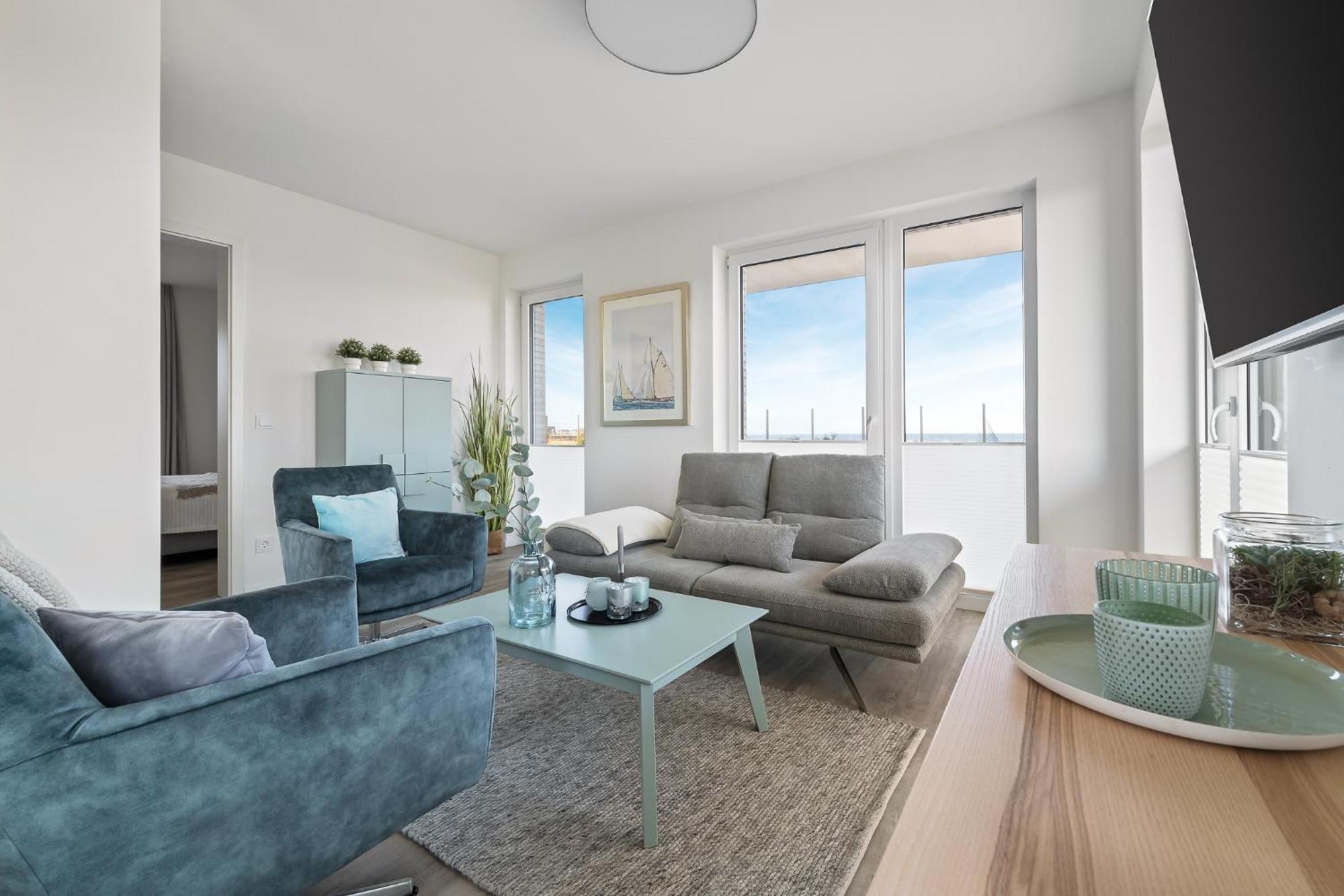 Beachterracefour- Eg, Meerblick, Terrasse, Kamin, Sauna Olpenitz Exteriör bild