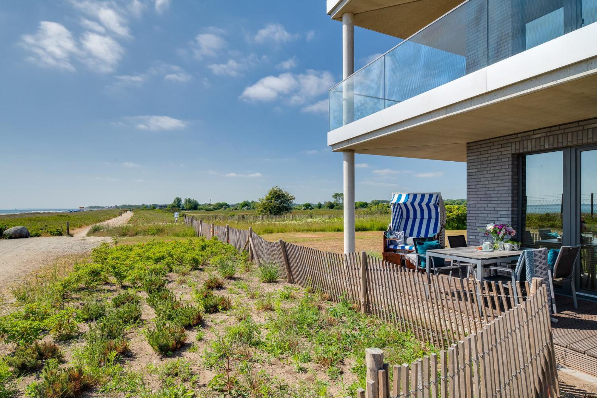 Beachterracefour- Eg, Meerblick, Terrasse, Kamin, Sauna Olpenitz Exteriör bild