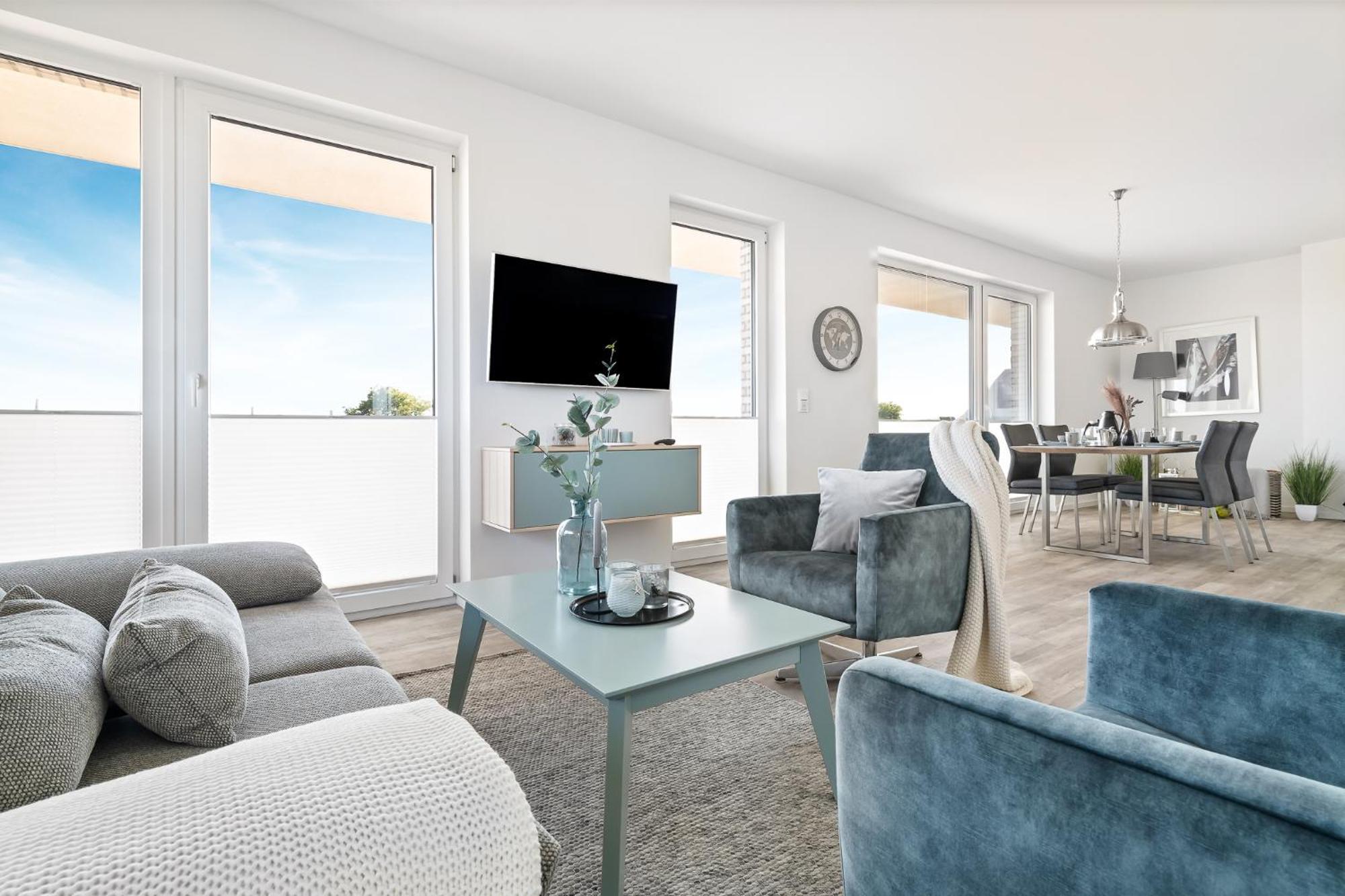 Beachterracefour- Eg, Meerblick, Terrasse, Kamin, Sauna Olpenitz Exteriör bild