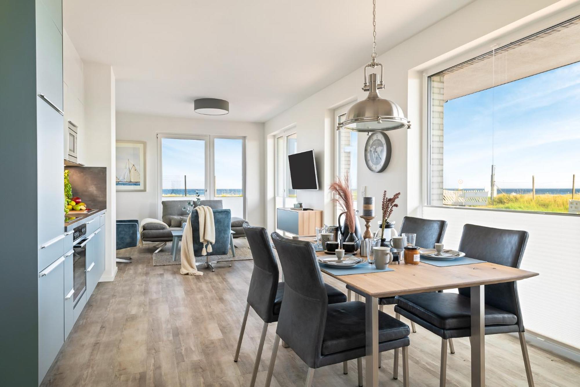 Beachterracefour- Eg, Meerblick, Terrasse, Kamin, Sauna Olpenitz Exteriör bild