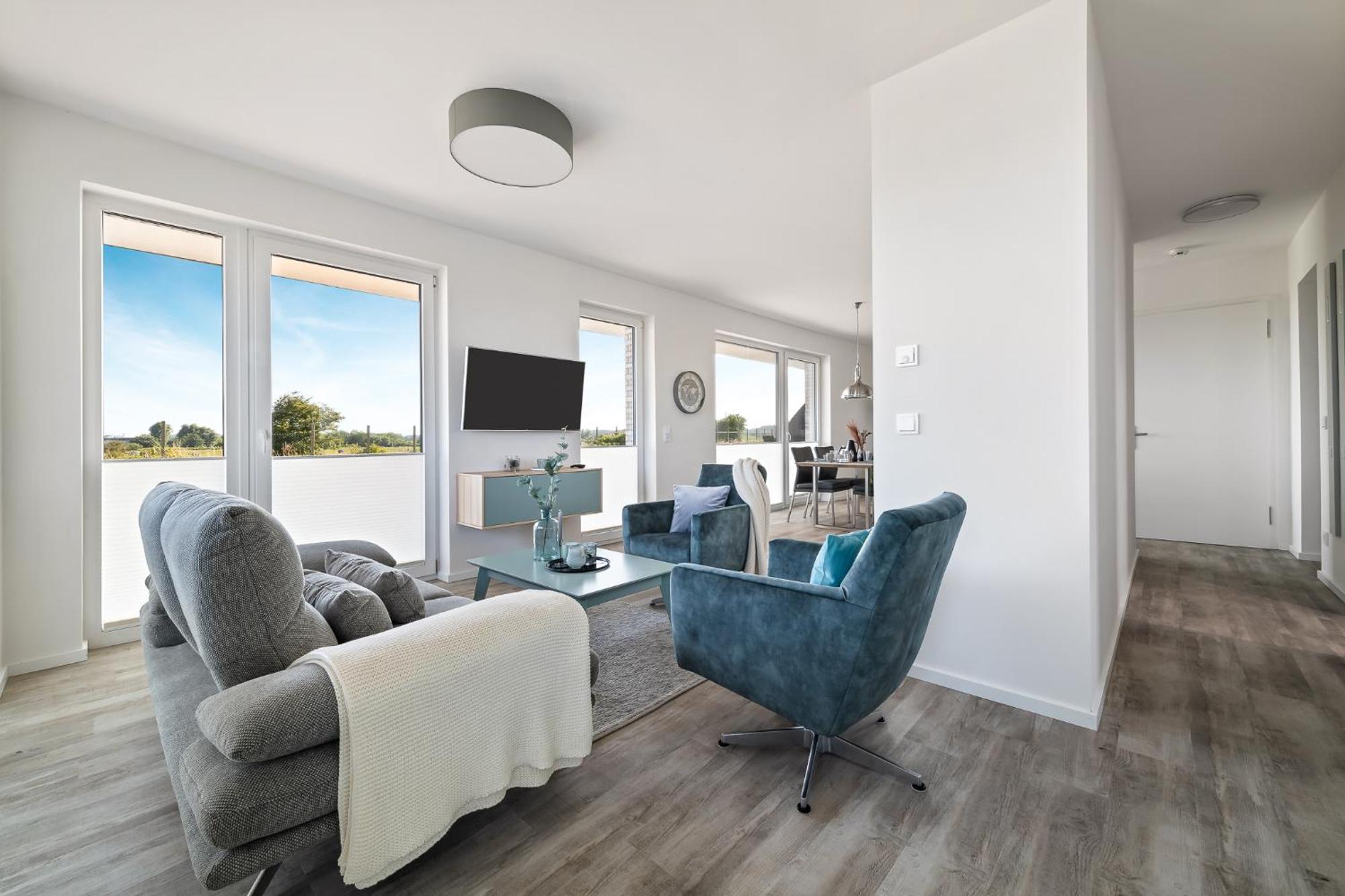 Beachterracefour- Eg, Meerblick, Terrasse, Kamin, Sauna Olpenitz Exteriör bild